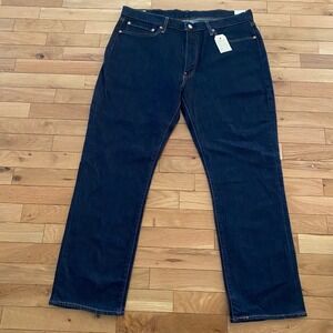 Levis 514 Straight Fit Mens Jeans Dark Indigo Flex Eco Performance 38x30 NEW